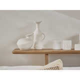 Vase anses blanc alu POM