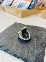 Bague Fendue simple plaqué argent SEN