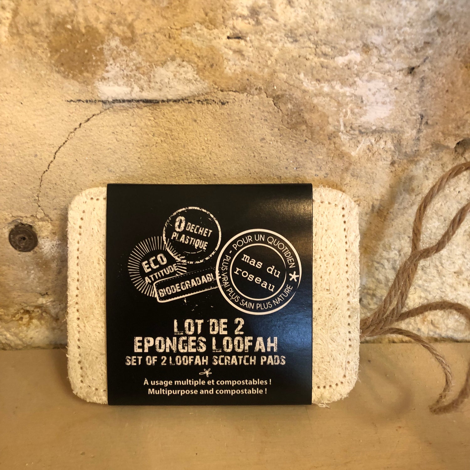 Eponges loofah lot de 2 MAS