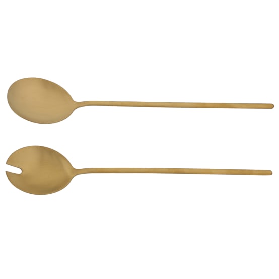 Couverts à salade doré ou inox JEA