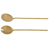 Couverts à salade doré ou inox JEA