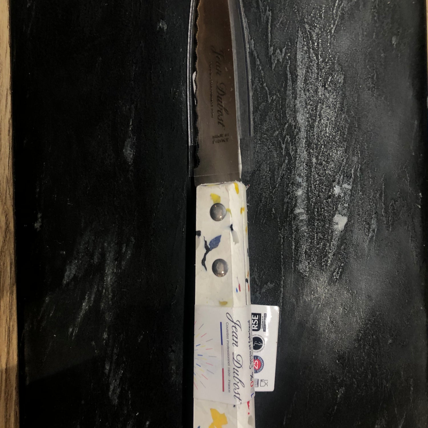 Couteau à fromage ou tartineur ou légume manche plastique recyclé JEA