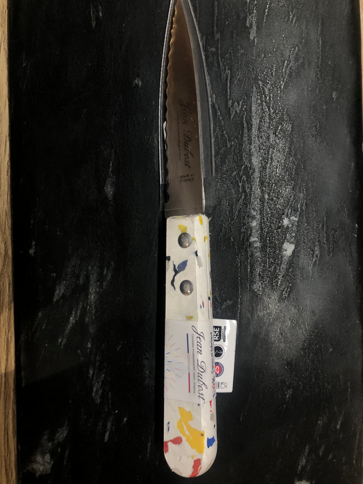 Couteau à fromage ou tartineur ou légume manche plastique recyclé JEA