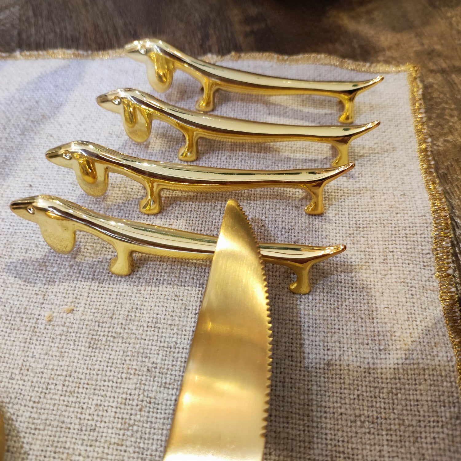 Porte couteau teckel NEW