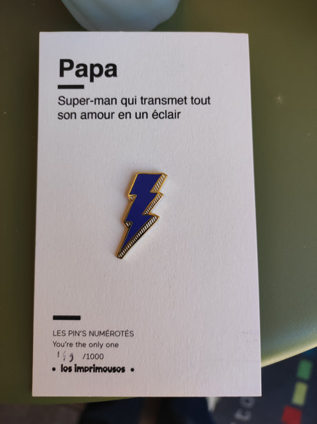 Carte message pin's IMP