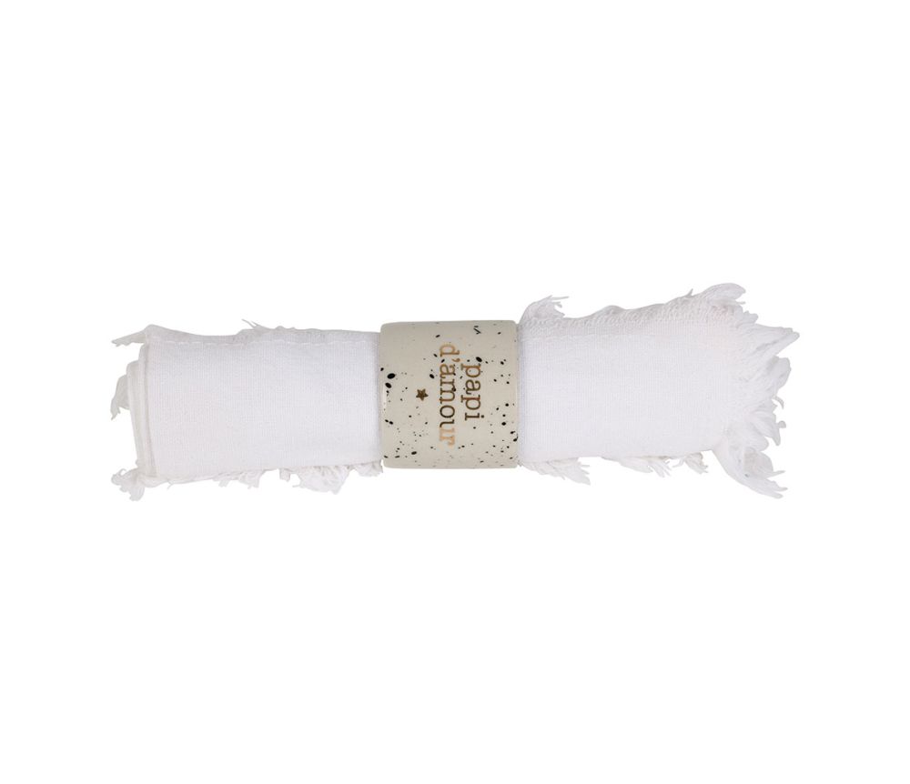 Rond de serviette étoile dorée SEM