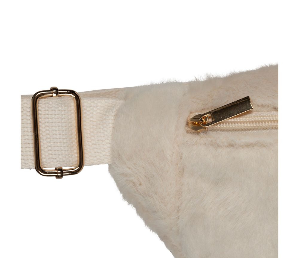 Sac banane fourrure blanche  SEM