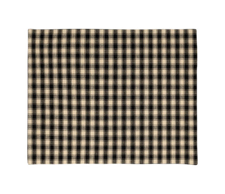 Set de table coton à carreaux et rayures réversible SEM