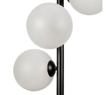 Suspension artdécor tige noire et boules en verre SEM