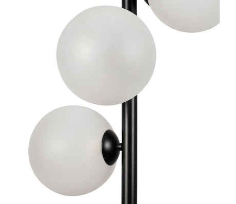 Suspension artdécor tige noire et boules en verre SEM