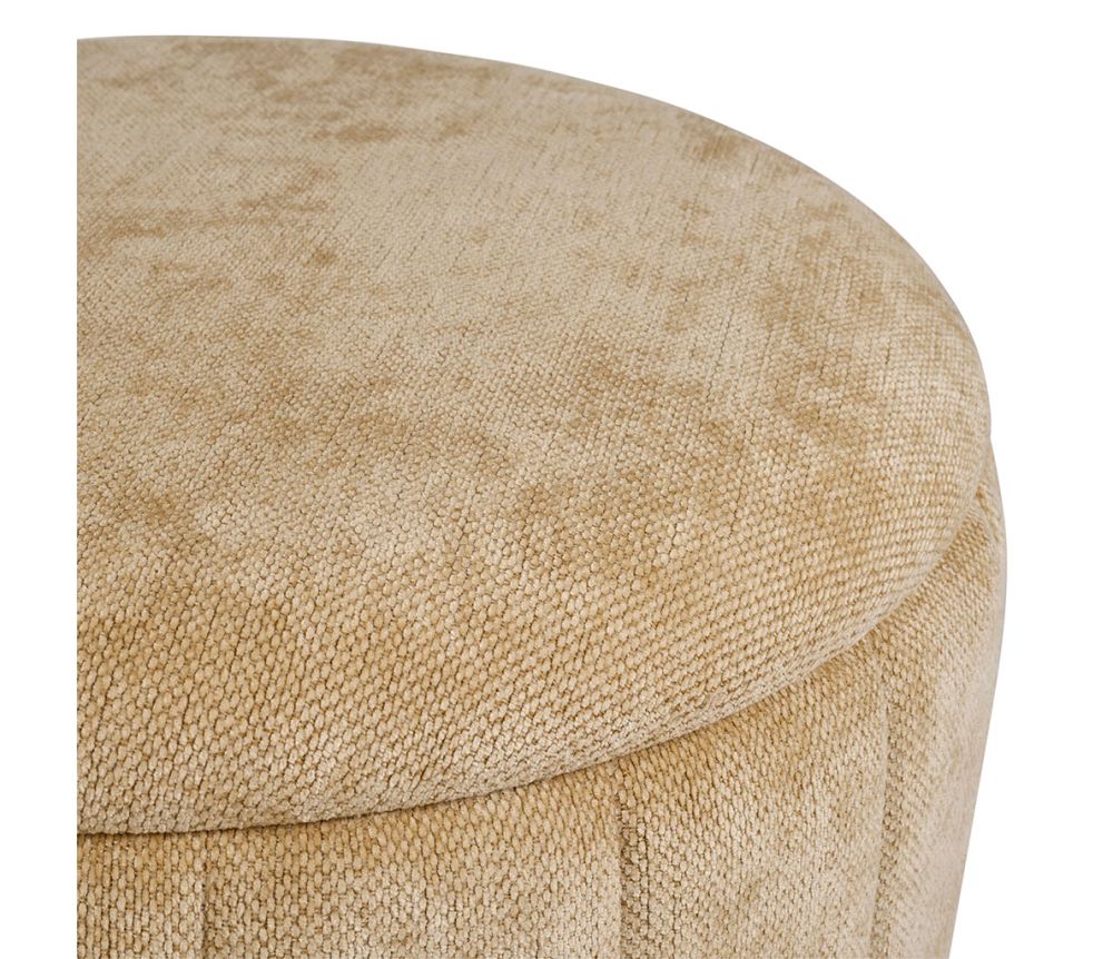 Tabouret coffre velours COT