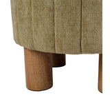Tabouret coffre velours COT