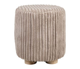 Tabouret rond velours côtelé SEM