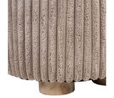 Tabouret rond velours côtelé SEM