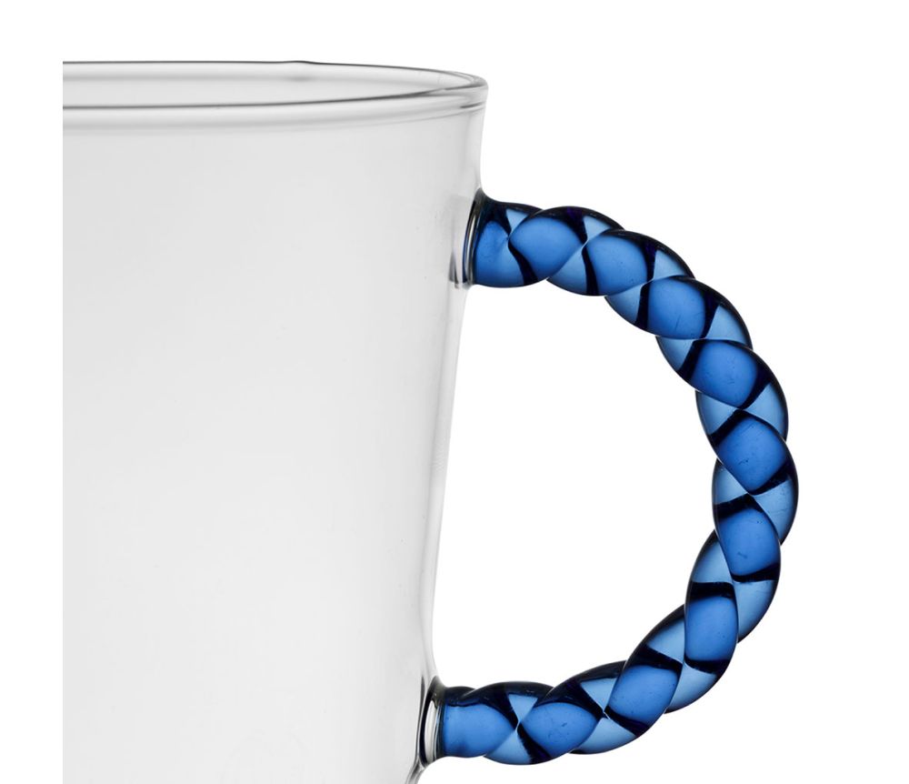 Tasse à thé anse colorée  SEM