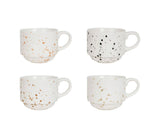 4 tasses à thé Epura avec support métal SEM