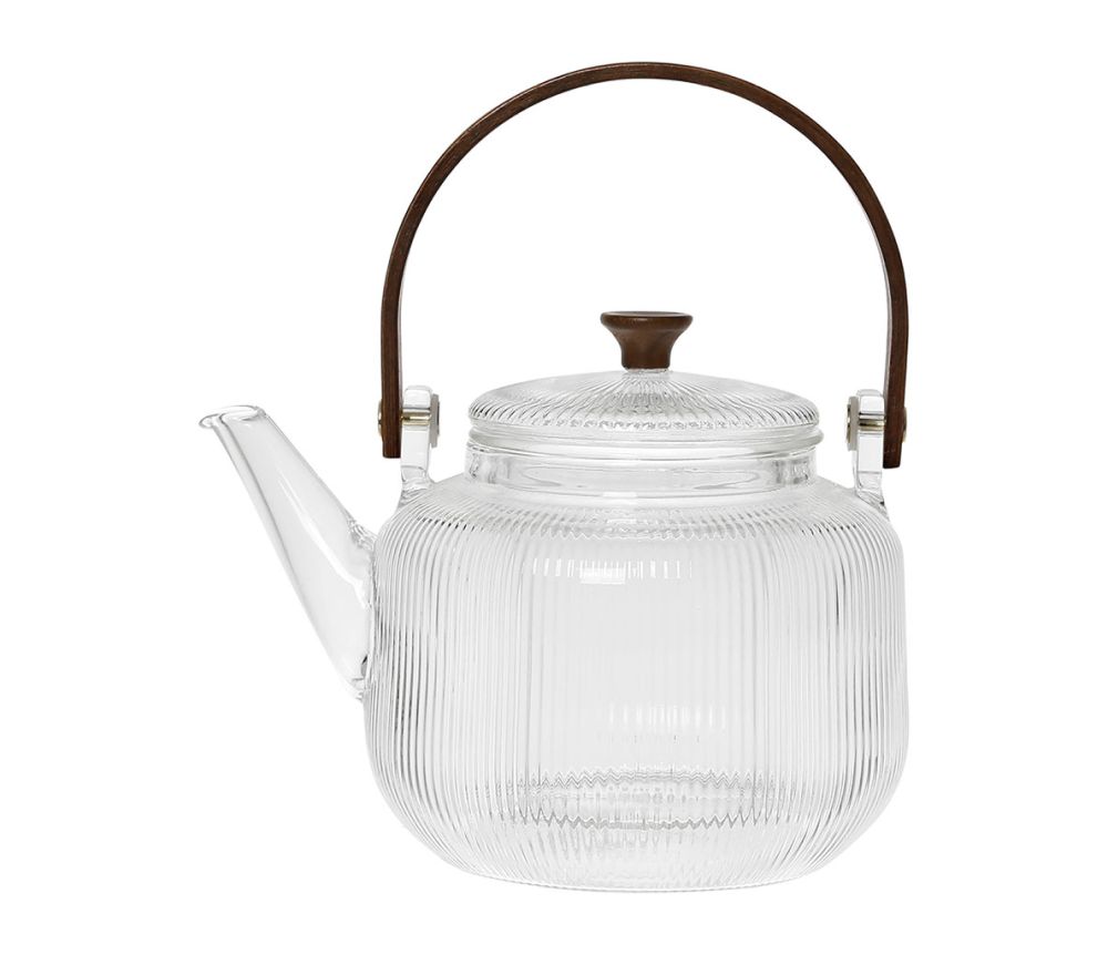 Théière striée transparente SEM