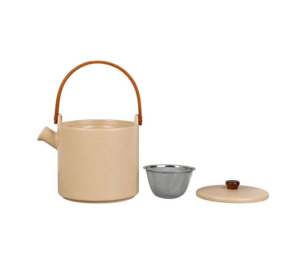 Théière anse bois SEM