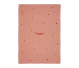 Torchon rose pincée d'amour SEM