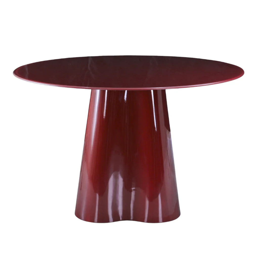 Table de salle à manger en verre TREFLE ZAG