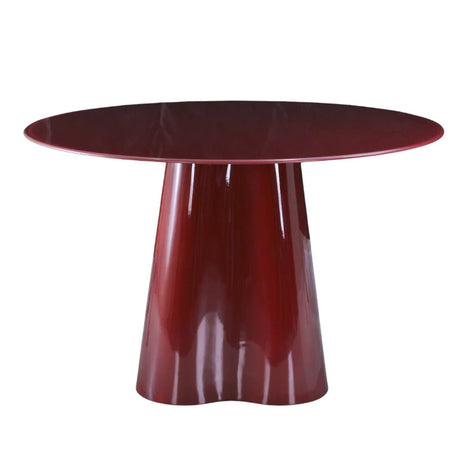 Table de salle à manger en verre TREFLE ZAG