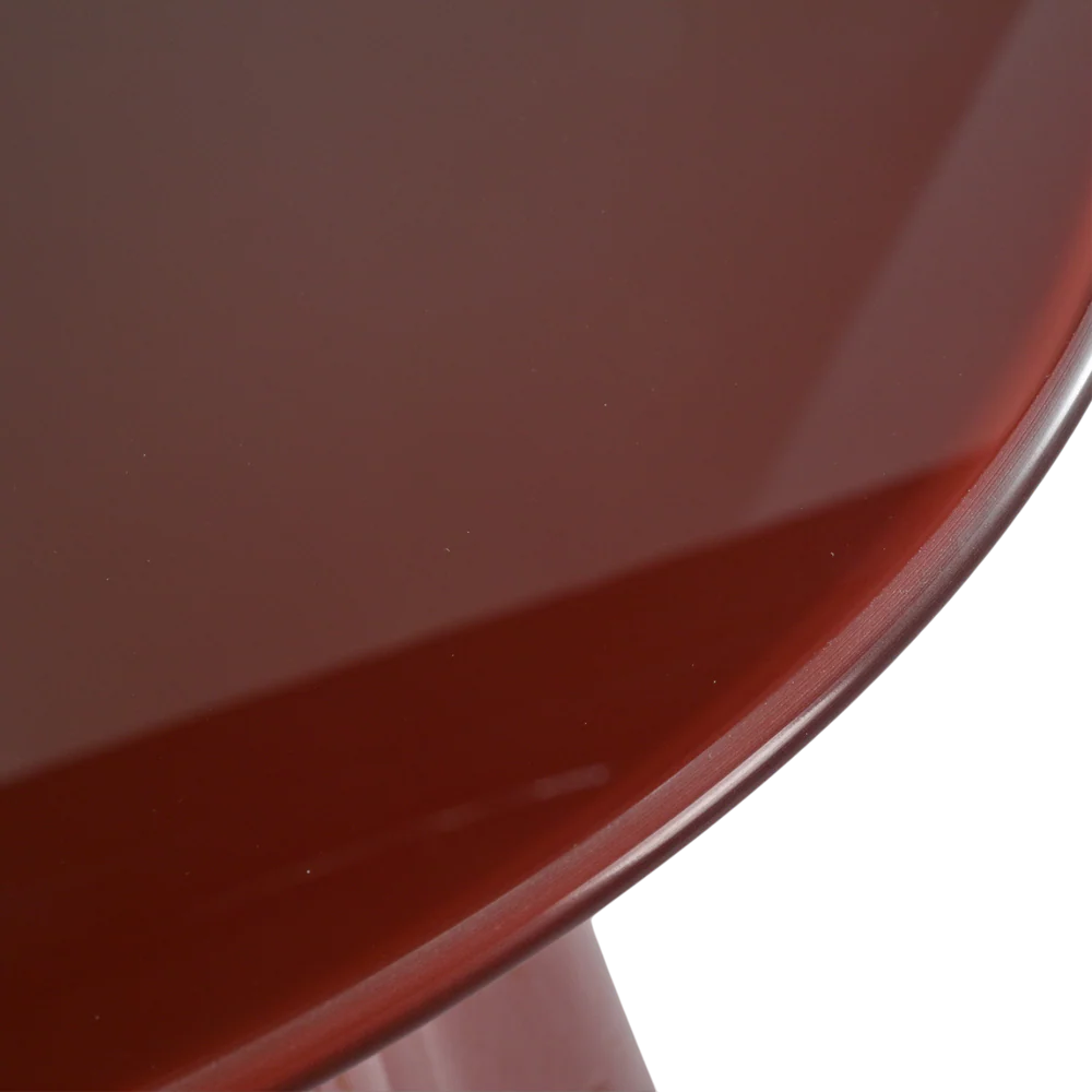 Table de salle à manger en verre TREFLE ZAG