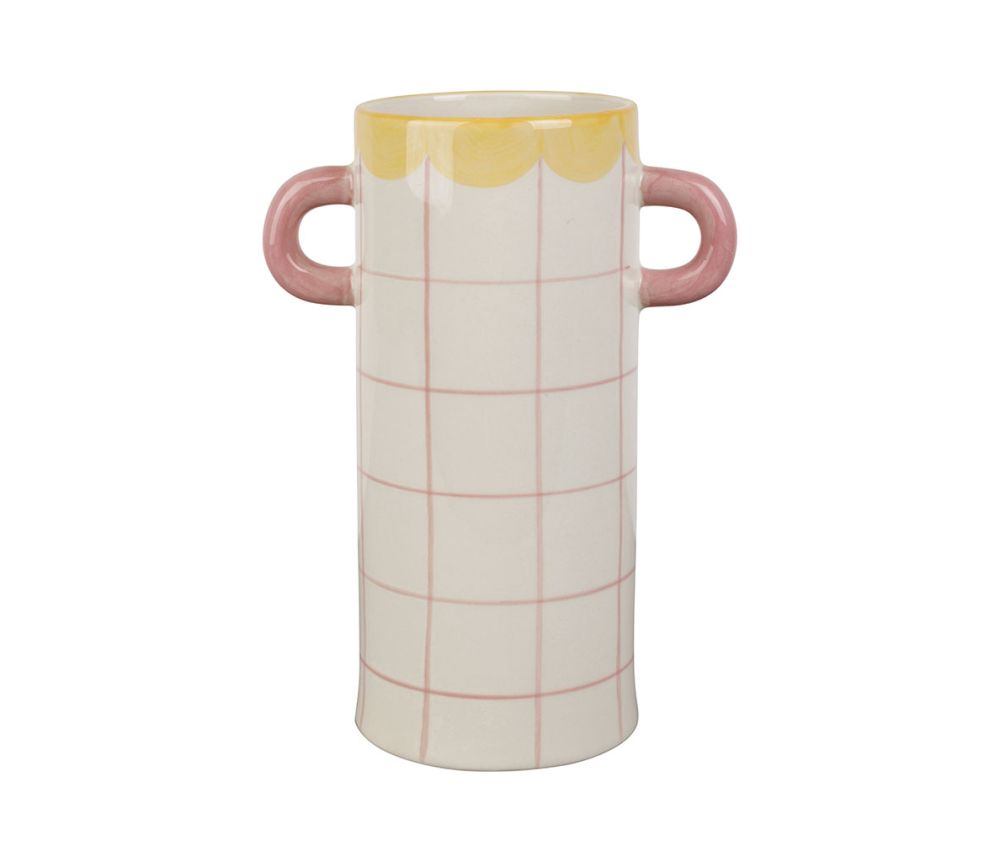 vase anses carreaux SEM