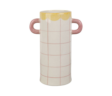 vase anses carreaux SEM