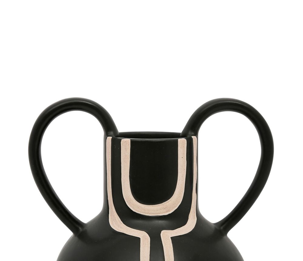 Vase deux anses bicolore  SEM