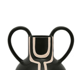 Vase deux anses bicolore  SEM