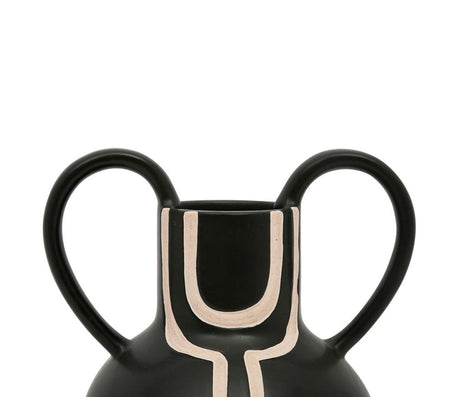 Vase deux anses bicolore  SEM