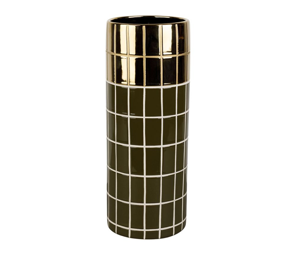 Vase carrelage et doré SEM