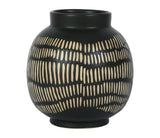 Vase lignes noires SEM