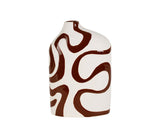 Vase courbes peinture SEM