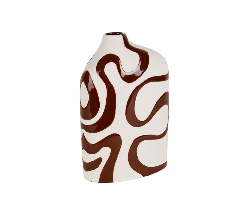 Vase courbes peinture SEM