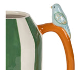 Vase rayé oiseau SEM