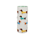 Vase teckels multicolore SEM