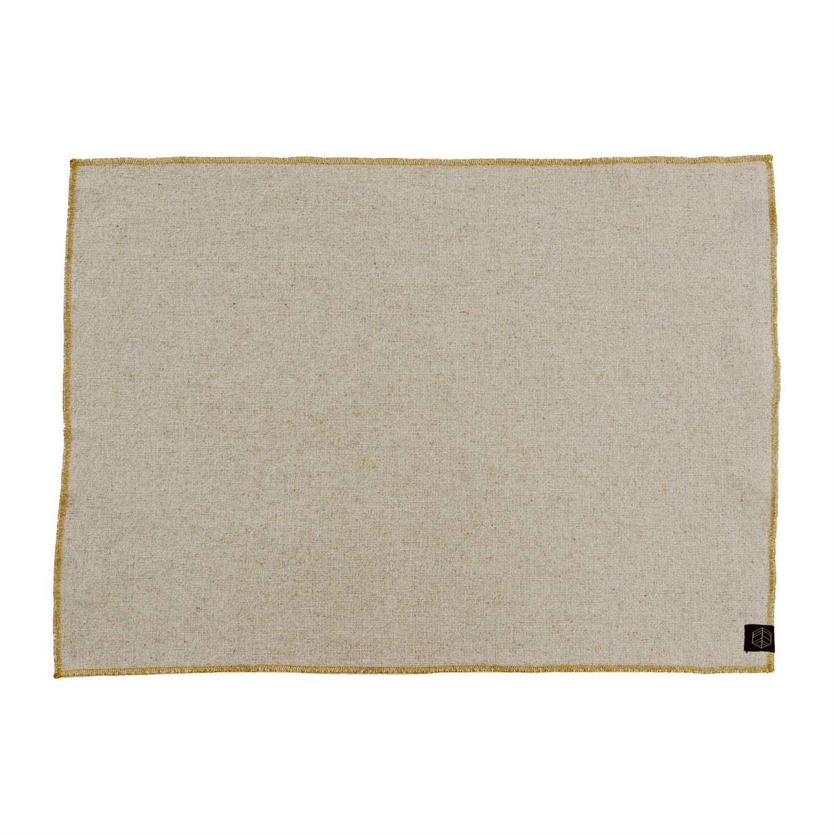 Set de table lin bordure dorée HAO