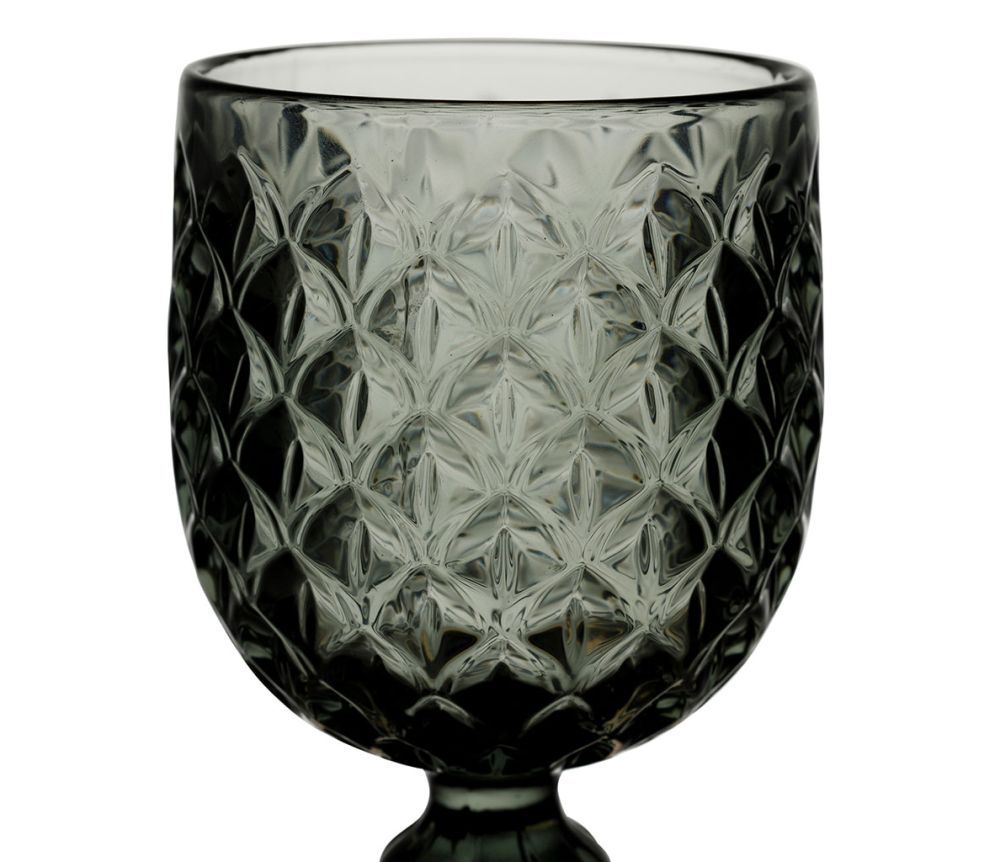 Set de 4 verres à pied fumé  COT