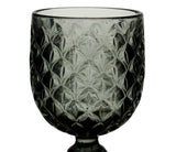 Set de 4 verres à pied fumé  COT