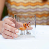 Gobelet verre figurine WD