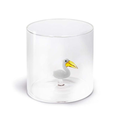 Gobelet verre figurine WD