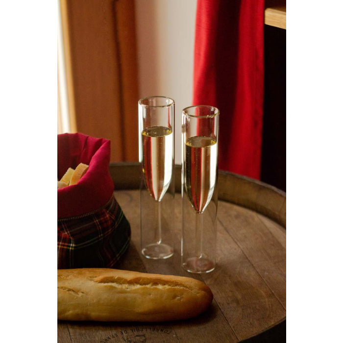 Set de 2 flûtes à champagne WD