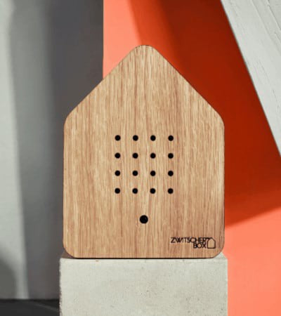 Enceinte bois chant des oiseaux REL